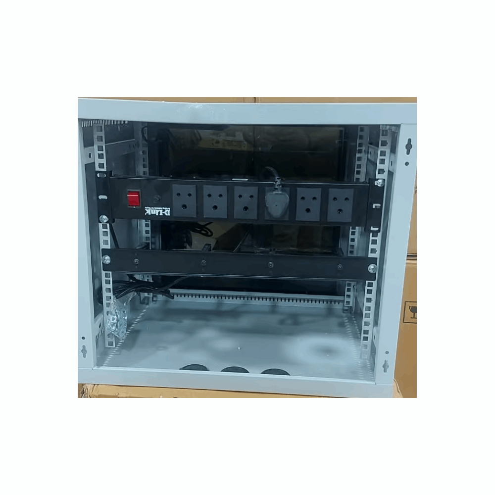 Dlink 9U NWR-9U-5545-GR Loaded Rack